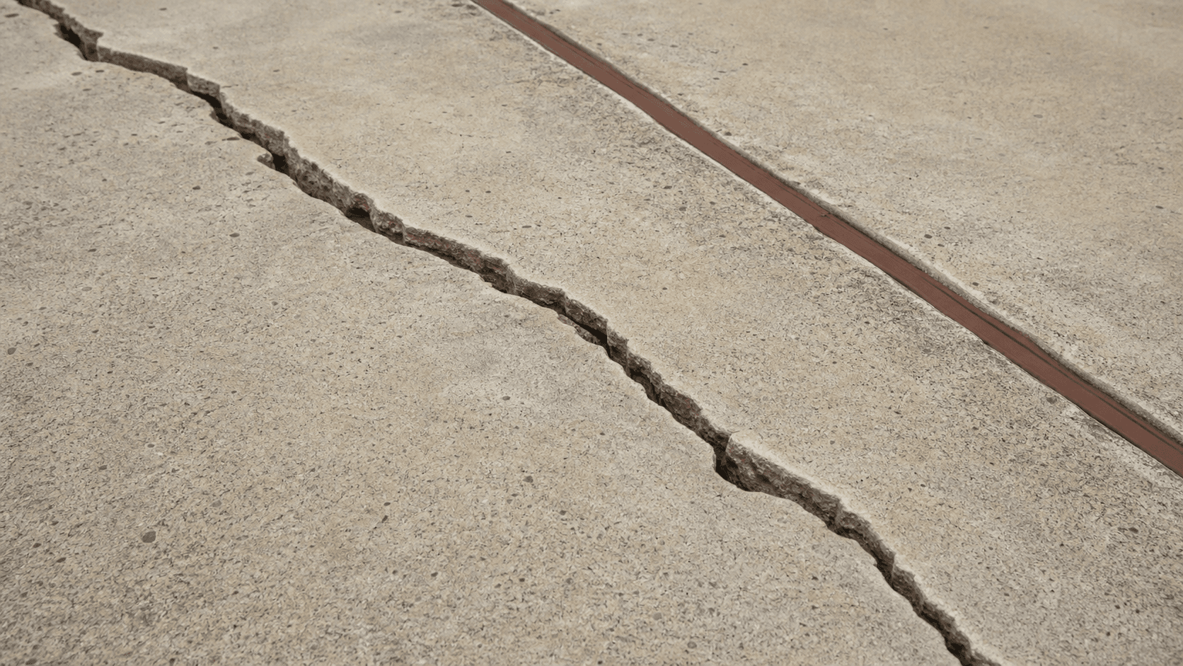 Slab Repair — concrete leveling work in progress on a North Texas residential slab